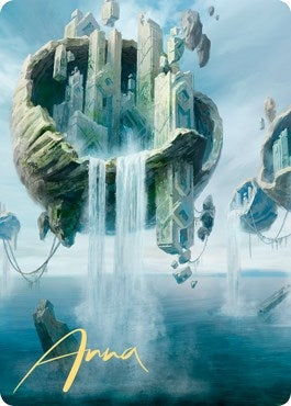 Image for Island Art Card (11/81) (Gold-Stamped Signature) (11) [Zendikar Rising] - Magic: The Gathering