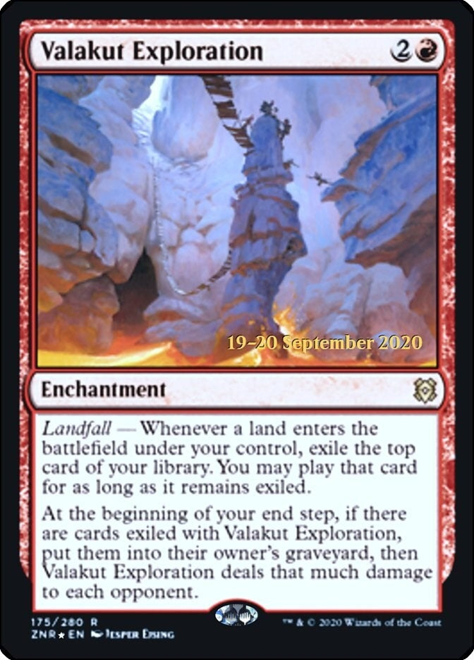 Image for Valakut Exploration (175) [Prerelease Cards] - Magic: The Gathering