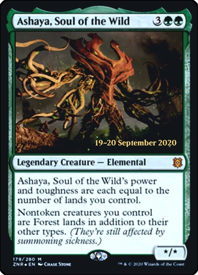Image for Ashaya, Soul of the Wild (179) [Prerelease Cards] - Magic: The Gathering