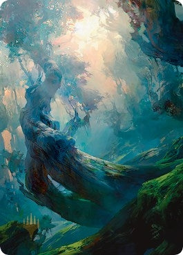Image for Forest Art Card (21/81) (Gold-Stamped Signature) (21) [Zendikar Rising] - Magic: The Gathering
