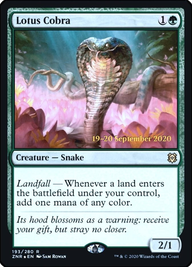 Image for Lotus Cobra (193) [Prerelease Cards] - Magic: The Gathering