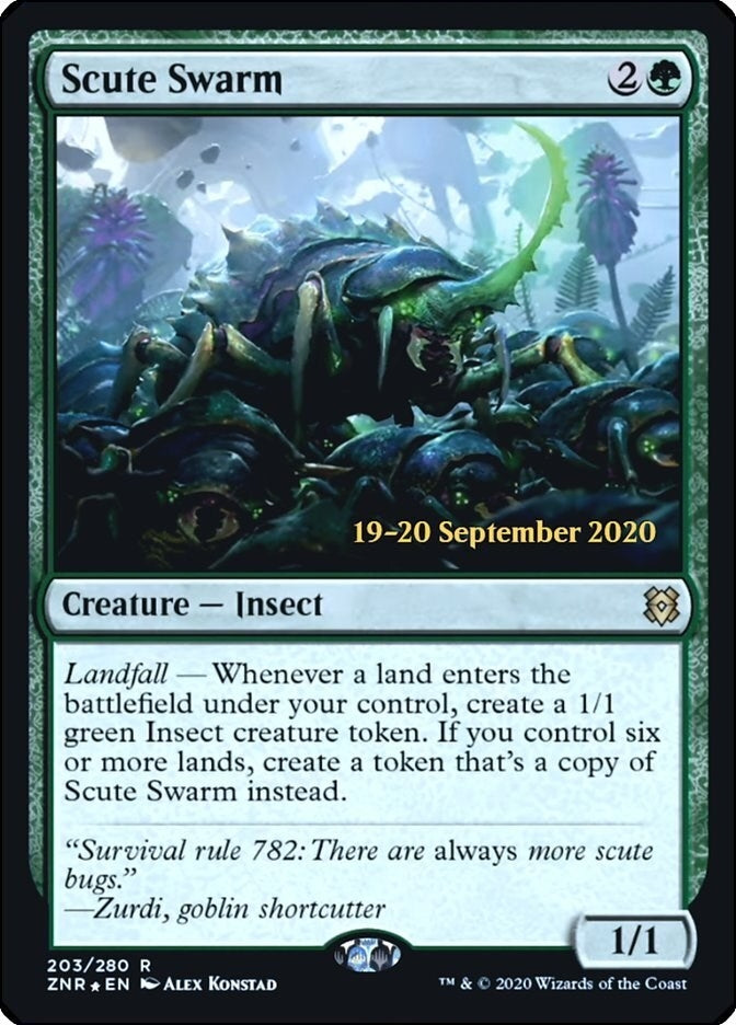 Image for Scute Swarm (203) [Prerelease Cards] - Magic: The Gathering
