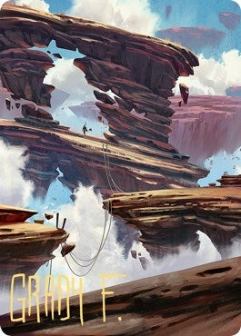 Image for Boulderloft Pathway Art Card (Gold-Stamped Signature) (22) [Zendikar Rising] - Magic: The Gathering