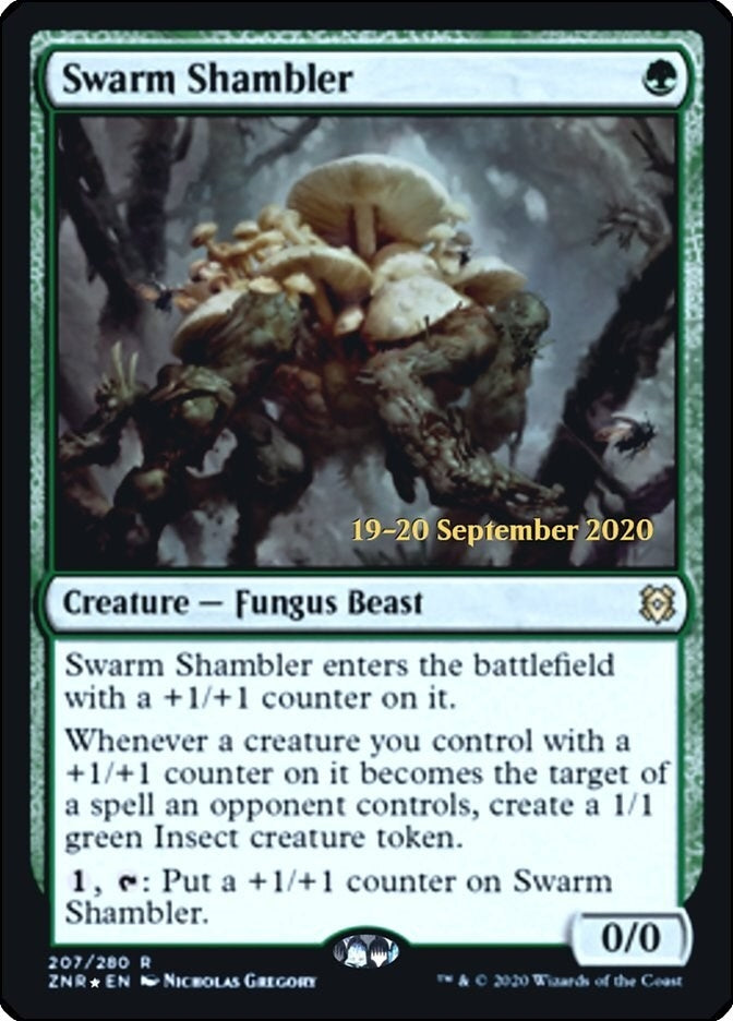 Image for Swarm Shambler (207) [Prerelease Cards] - Magic: The Gathering