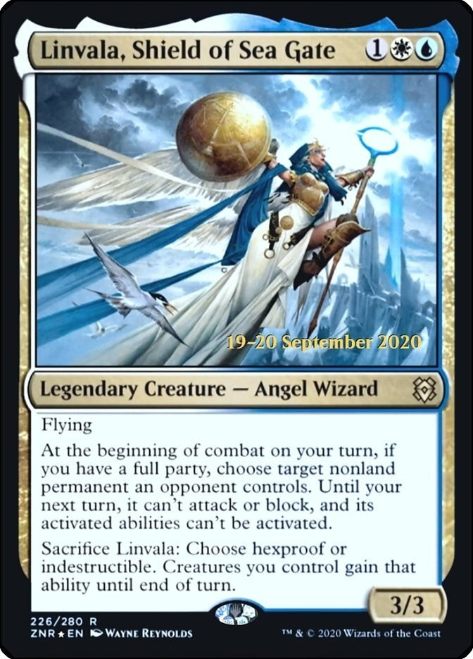 Image for Linvala, Shield of Sea Gate (226) [Prerelease Cards] - Magic: The Gathering