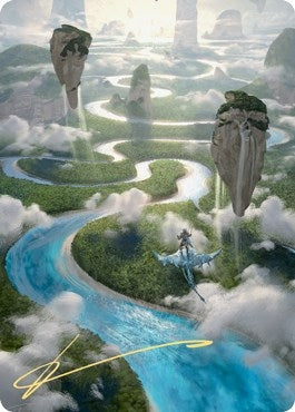 Image for Clearwater Pathway Art Card (Gold-Stamped Signature) (25) [Zendikar Rising] - Magic: The Gathering