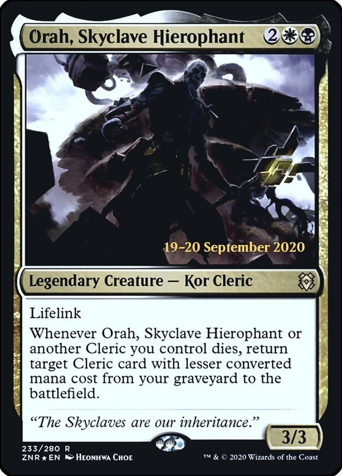 Image for Orah, Skyclave Hierophant (233) [Prerelease Cards] - Magic: The Gathering