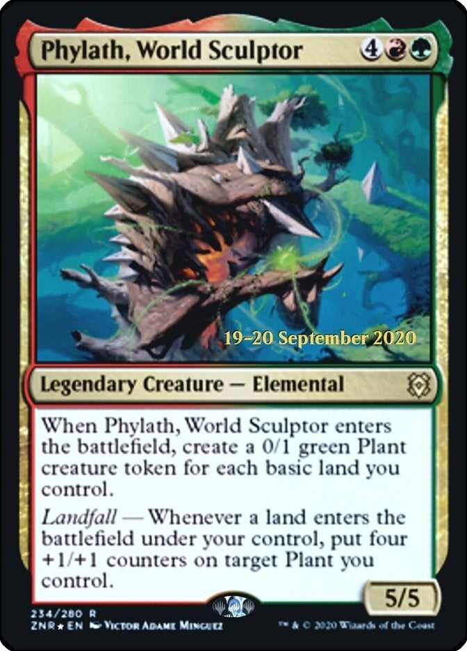 Image for Phylath, World Sculptor (234) [Prerelease Cards] - Magic: The Gathering