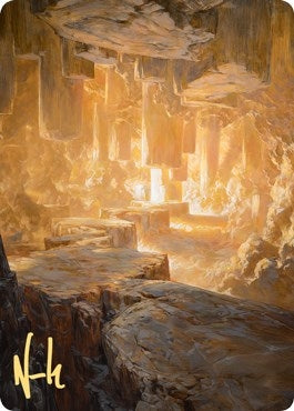 Image for Pillarverge Pathway Art Card (Gold-Stamped Signature) (28) [Zendikar Rising] - Magic: The Gathering