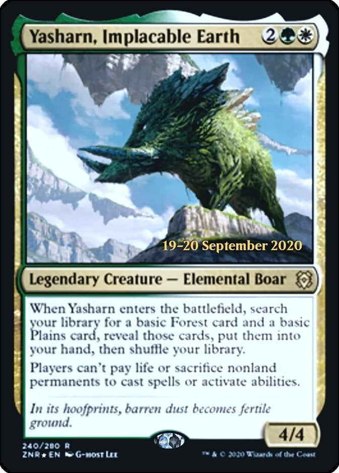 Image for Yasharn, Implacable Earth (240) [Prerelease Cards] - Magic: The Gathering