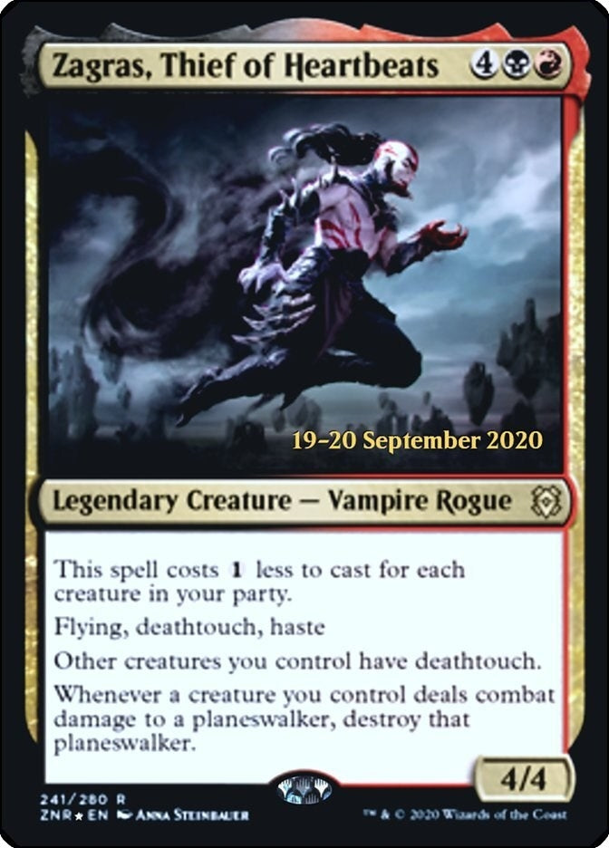 Image for Zagras, Thief of Heartbeats (241) [Prerelease Cards] - Magic: The Gathering