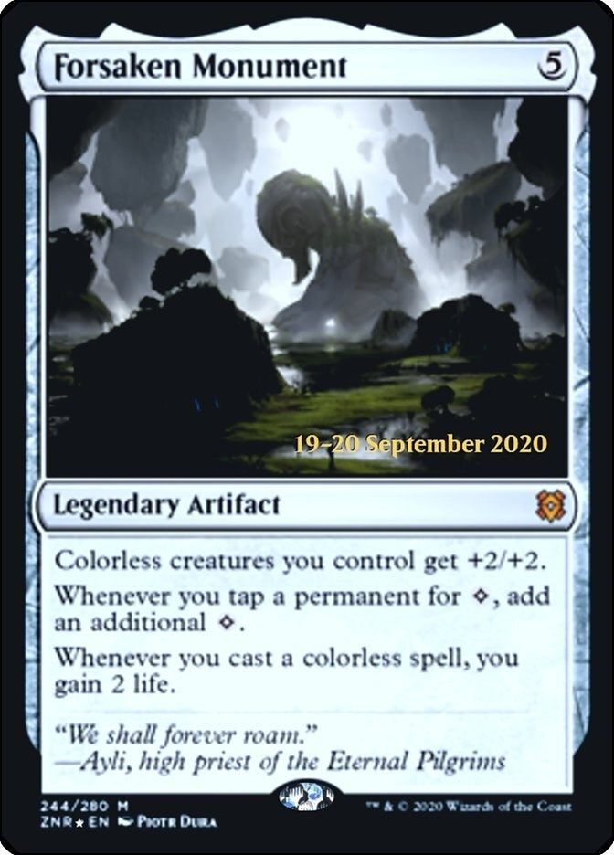 Image for Forsaken Monument (244) [Prerelease Cards] - Magic: The Gathering