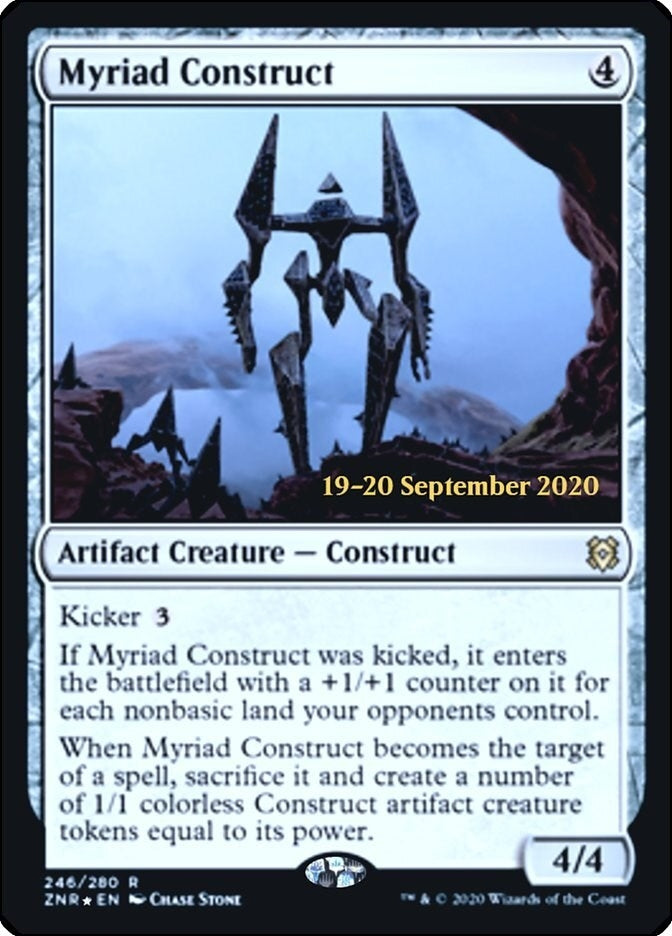 Image for Myriad Construct (246) [Prerelease Cards] - Magic: The Gathering