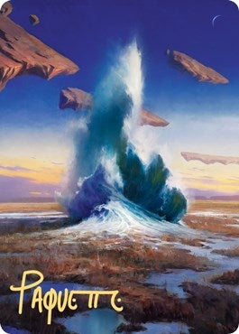 Image for Flooded Strand Art Card (Gold-Stamped Signature) (29) [Zendikar Rising] - Magic: The Gathering