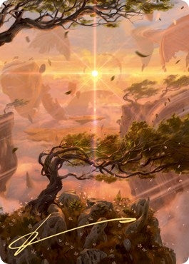 Image for Windswept Heath Art Card (Gold-Stamped Signature) (30) [Zendikar Rising] - Magic: The Gathering