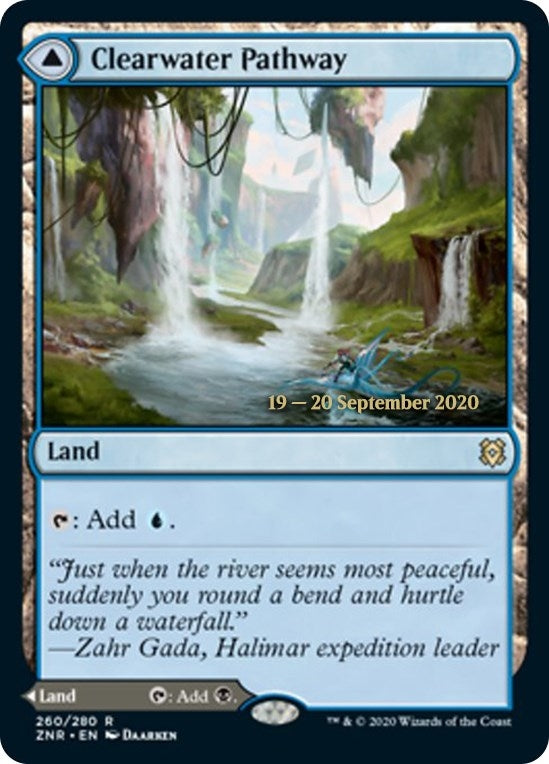 Image for Clearwater Pathway (260) [Prerelease Cards] - Magic: The Gathering