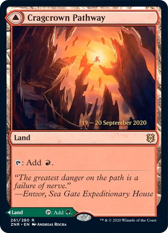 Image for Cragcrown Pathway (261) [Prerelease Cards] - Magic: The Gathering