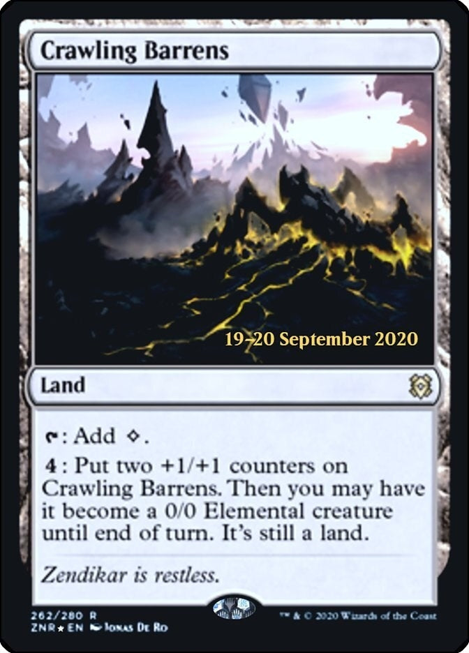 Image for Crawling Barrens (262) [Prerelease Cards] - Magic: The Gathering