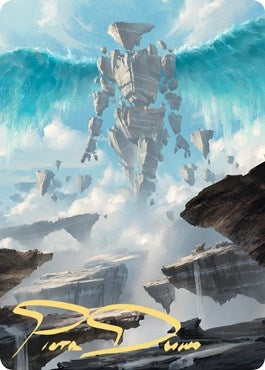 Image for Celestial Colonnade Art Card (Gold-Stamped Signature) (33) [Zendikar Rising] - Magic: The Gathering