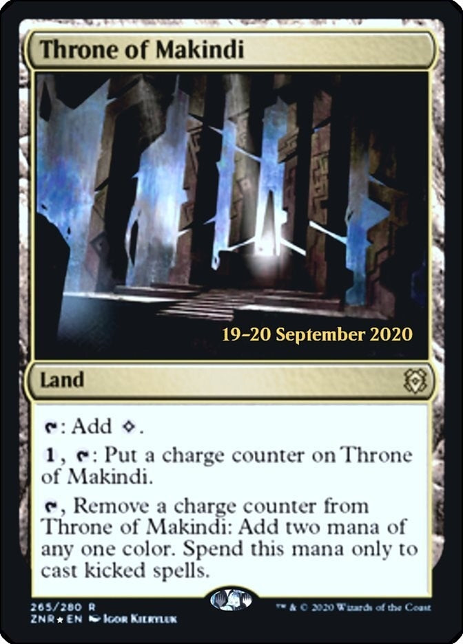 Image for Throne of Makindi (265) [Prerelease Cards] - Magic: The Gathering