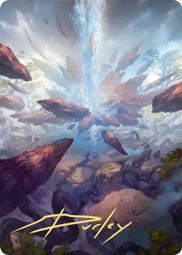 Image for Prismatic Vista Art Card (Gold-Stamped Signature) (35) [Zendikar Rising] - Magic: The Gathering