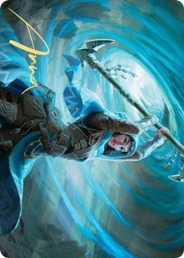 Image for Sea Gate Stormcaller Art Card (Gold-Stamped Signature) (50) [Zendikar Rising] - Magic: The Gathering