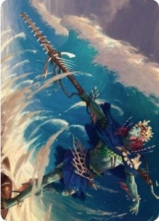 Image for Tazeem Roilmage Art Card (51) [Zendikar Rising] - Magic: The Gathering