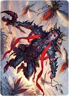 Scion of the Swarm Art Card (59) [Art Series: Zendikar Rising]