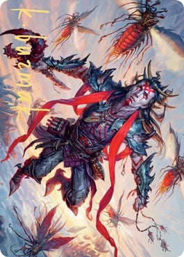 Image for Scion of the Swarm Art Card (Gold-Stamped Signature) (59) [Zendikar Rising] - Magic: The Gathering