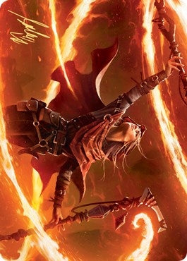 Image for Magmatic Channeler Art Card (Gold-Stamped Signature) (65) [Zendikar Rising] - Magic: The Gathering