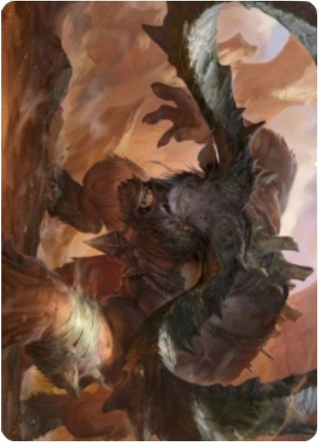 Image for Moraug, Fury of Akoum Art Card (66) [Zendikar Rising] - Magic: The Gathering