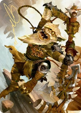 Image for Teeterpeak Ambusher Art Card (Gold-Stamped Signature) (67) [Zendikar Rising] - Magic: The Gathering