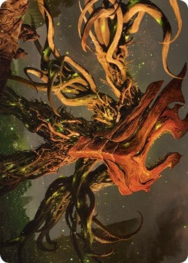 Image for Ashaya, Soul of the Wild Art Card (Gold-Stamped Signature) (69) [Zendikar Rising] - Magic: The Gathering