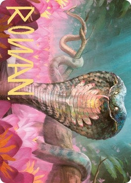 Image for Lotus Cobra Art Card (Gold-Stamped Signature) (71) [Zendikar Rising] - Magic: The Gathering