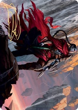 Image for Anowon, the Ruin Thief Art Card (Gold-Stamped Signature) (75) [Zendikar Rising] - Magic: The Gathering