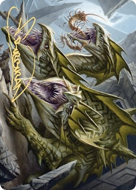 Grakmaw, Skyclave Ravager Art Card (Gold-Stamped Signature) (76) [Art Series: Zendikar Rising]