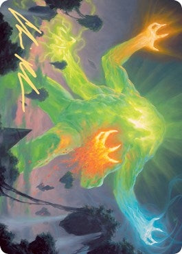 Image for Omnath, Locus of Creation Art Card (Gold-Stamped Signature) (78) [Zendikar Rising] - Magic: The Gathering