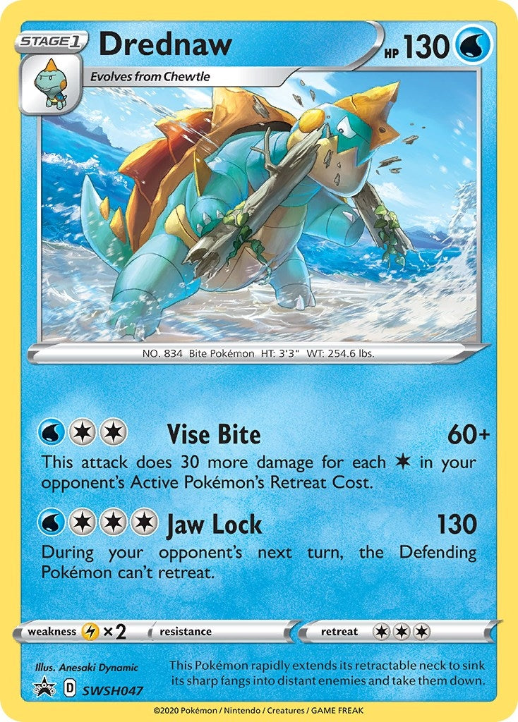 Image for Drednaw - SWSH047 (SWSH047) [SWSH: Sword & Shield Promo Cards] - Pokemon