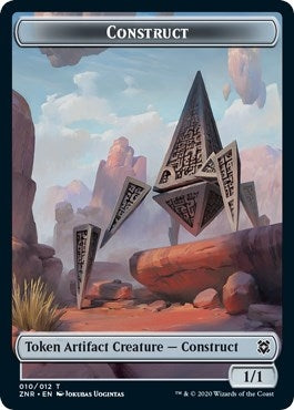 Image for Construct // Drake Double-Sided Token (10 // 5) [Zendikar Rising] - Magic: The Gathering