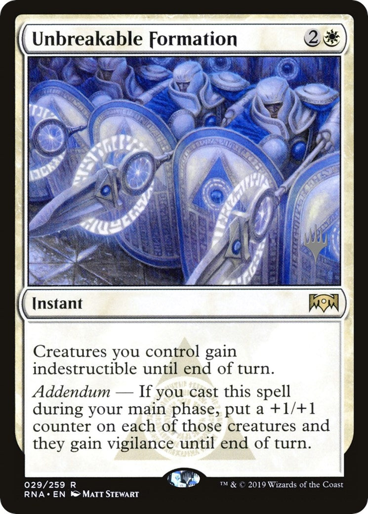 Image for Unbreakable Formation (29) [Zendikar Rising] - Magic: The Gathering