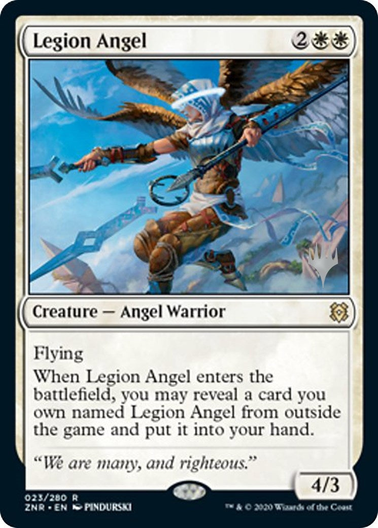 Image for Legion Angel (23) [Zendikar Rising] - Magic: The Gathering