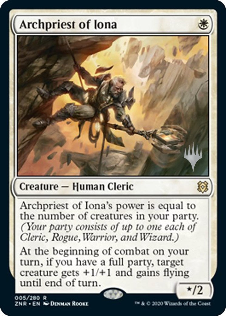 Image for Archpriest of Iona (5) [Zendikar Rising] - Magic: The Gathering
