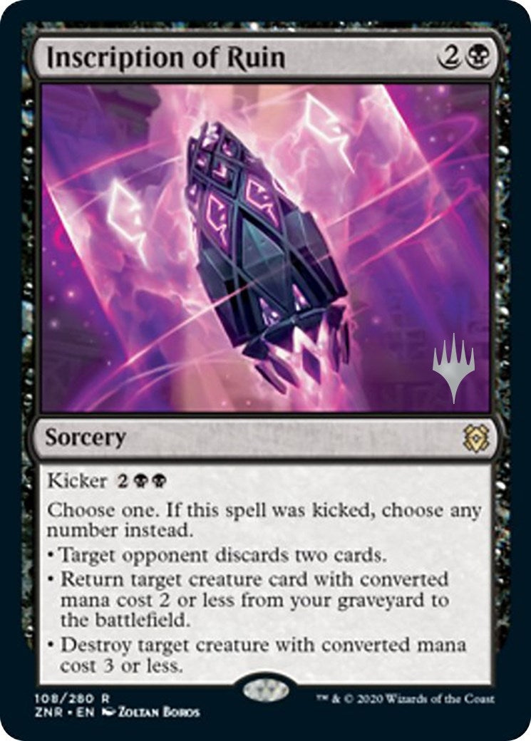 Image for Inscription of Ruin (108) [Zendikar Rising] - Magic: The Gathering