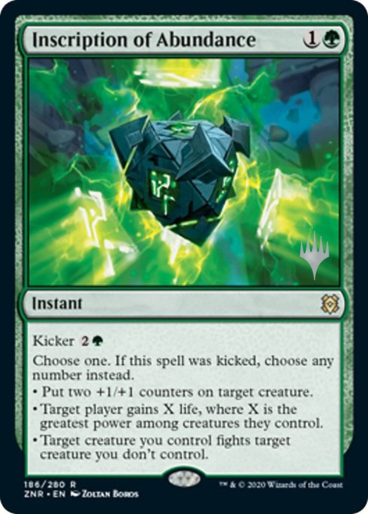 Image for Inscription of Abundance (186) [Zendikar Rising] - Magic: The Gathering