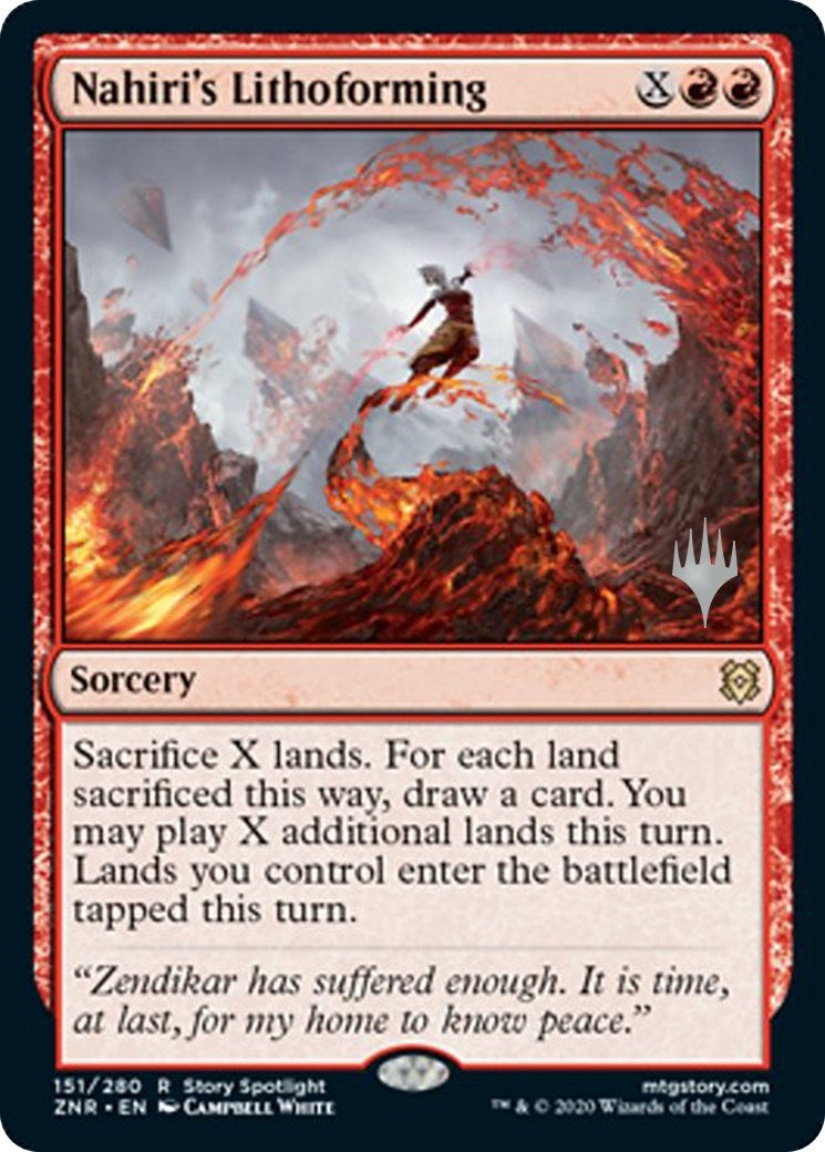 Image for Nahiri's Lithoforming (151) [Zendikar Rising] - Magic: The Gathering