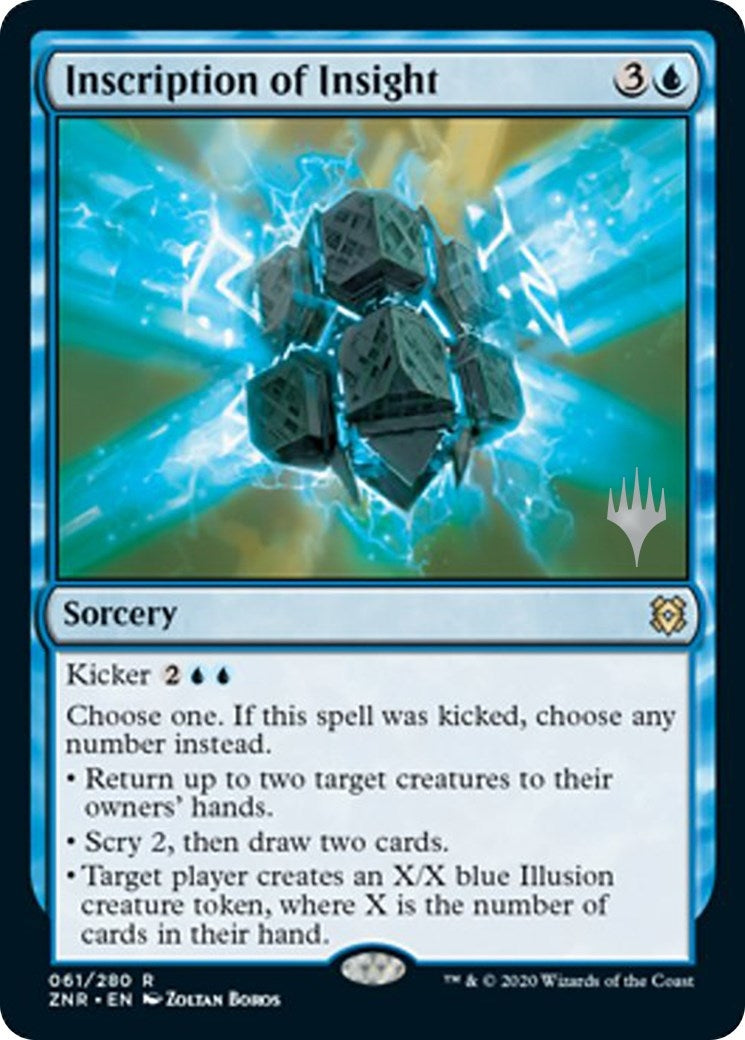 Image for Inscription of Insight (61) [Zendikar Rising] - Magic: The Gathering