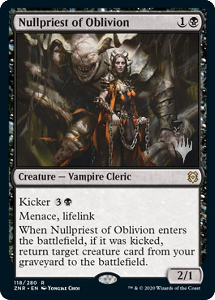 Image for Nullpriest of Oblivion (118) [Zendikar Rising] - Magic: The Gathering