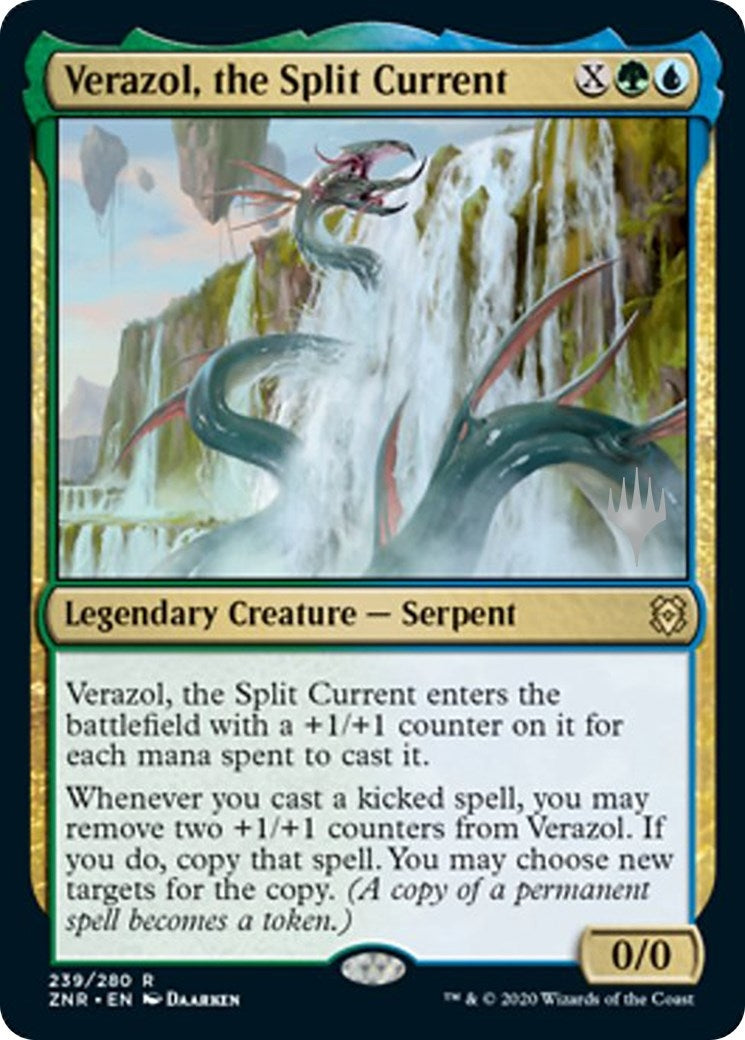 Image for Verazol, the Split Current (239) [Zendikar Rising] - Magic: The Gathering