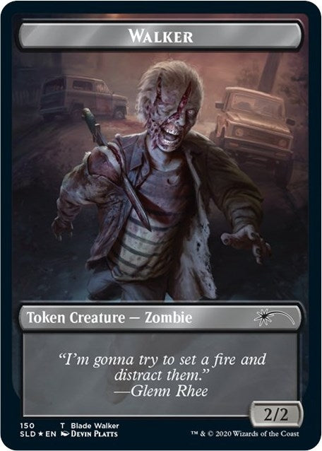 Image for Walker (Blade Walker // Winslow) Double-sided Token (150 // 151) [Secret Lair Drop Series] - Magic: The Gathering