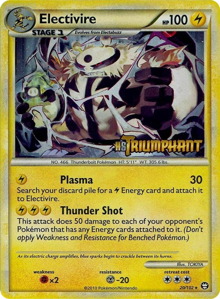 Image for Electivire - 20/102 (Prerelease) (20/102) [HGSS Promos] - Pokemon